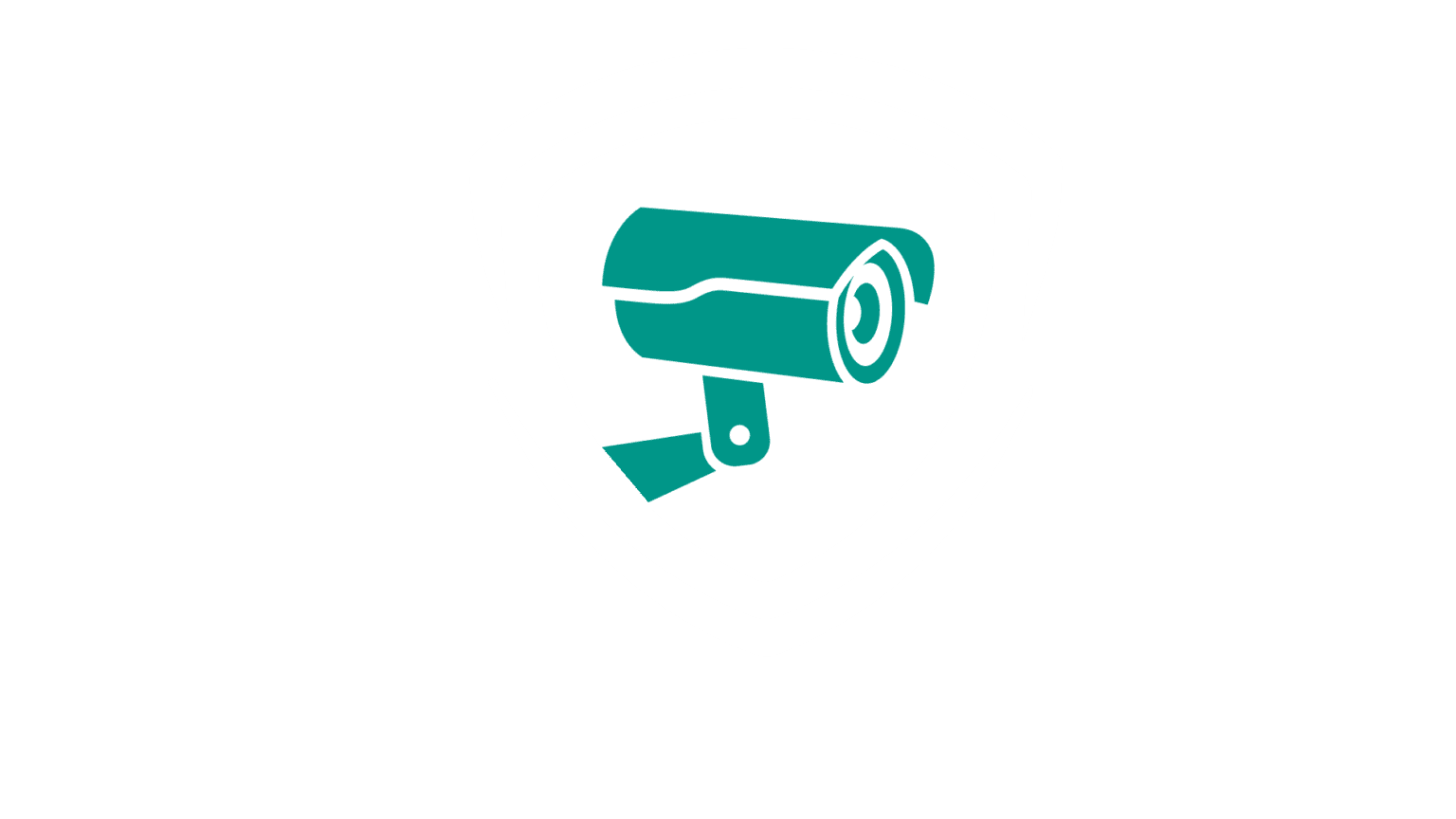 logo du site www.cameras-surveillance.fr/ camera verte et blason blanc