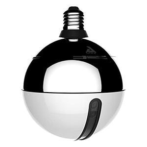 Ampoule design qui cache une caméra de surveillance discrète
