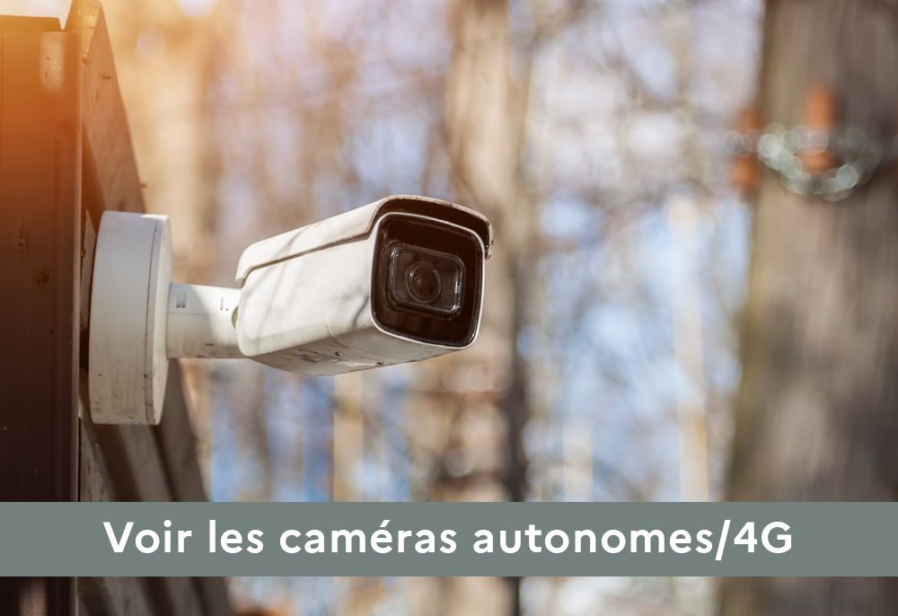 Caméra autonome 4G dans la forêt
